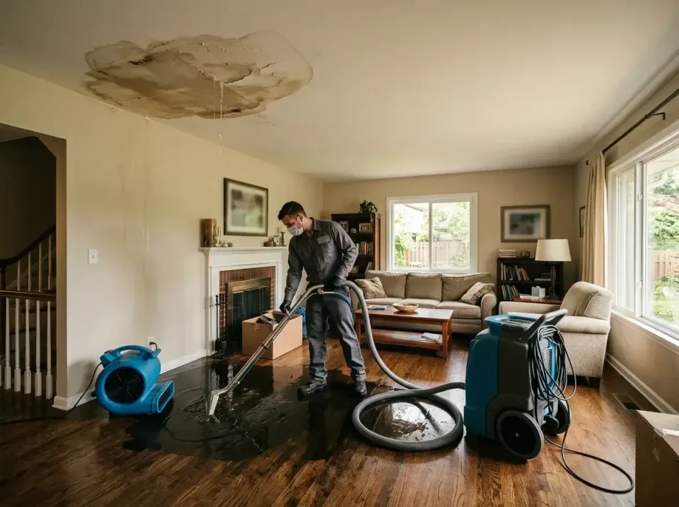 attic-pipe-burst-ceiling-drip-008 — frequently asked questions, Water Damage Restoration & Carpet Care in Schiller Park, IL